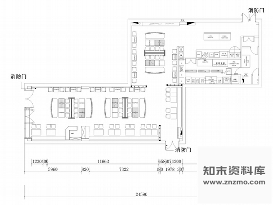 施工图天津设计公司餐饮空间设计施工图