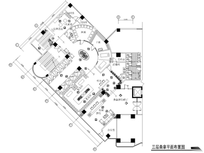 某假日酒店桑拿洗浴中心施工图