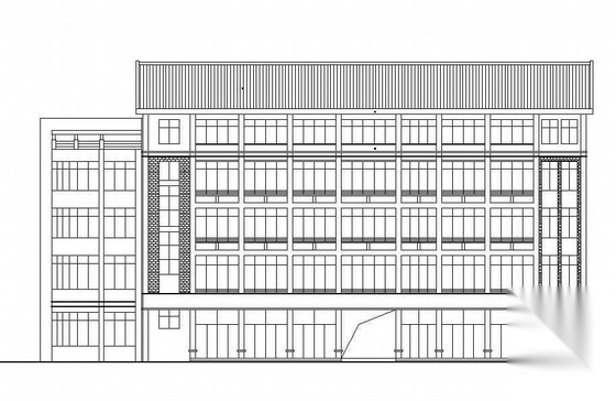 某五层现代化市场综合楼建筑结构施工图