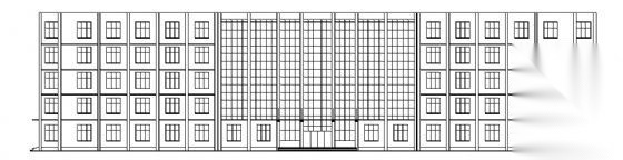 山东某大学六层综合办公楼建筑方案图