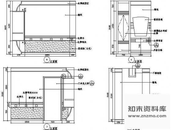 图块/节点VIP房立面图4