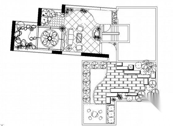 某屋顶花园环境设计图