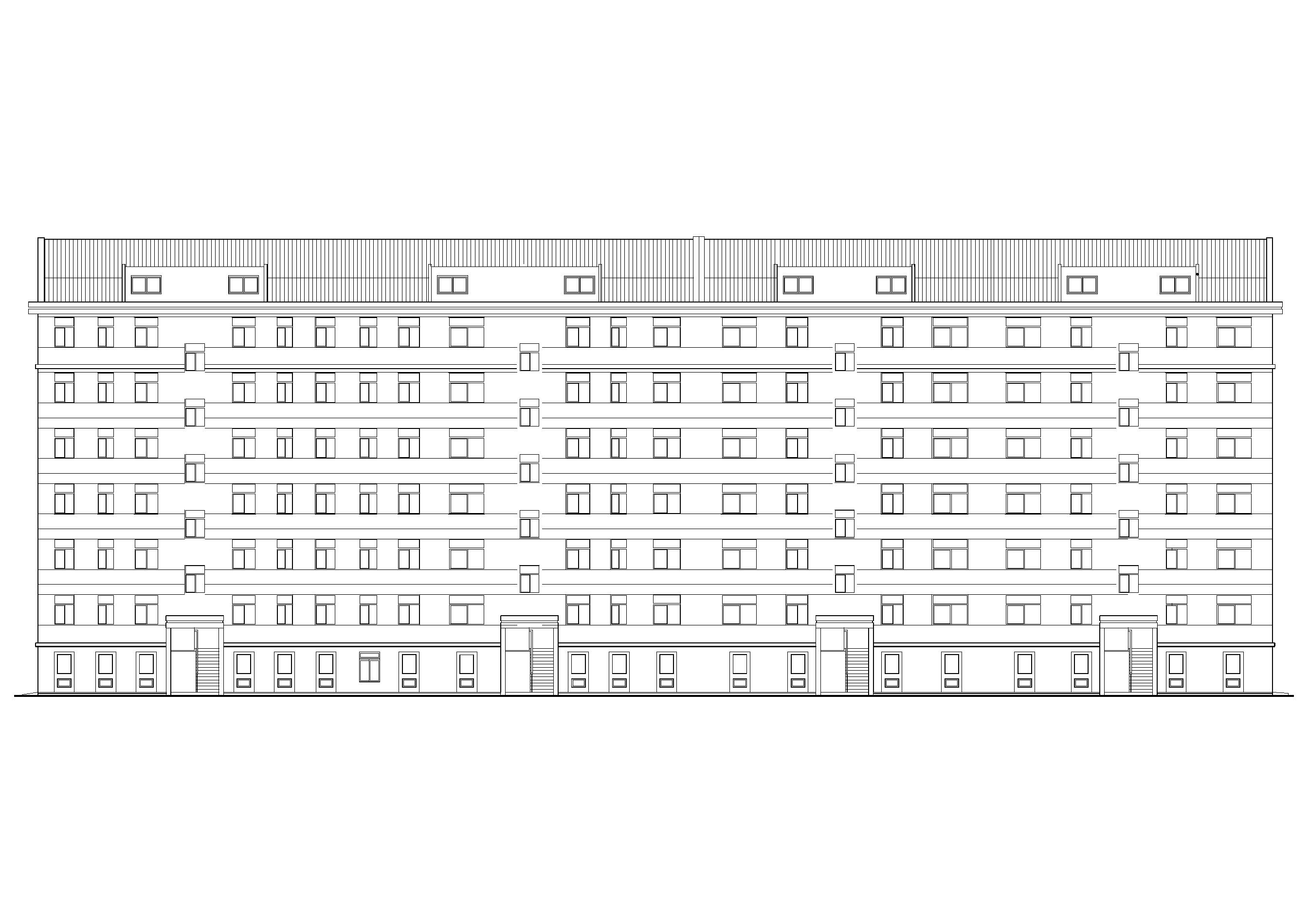 某七层多层宿舍楼建筑施工图