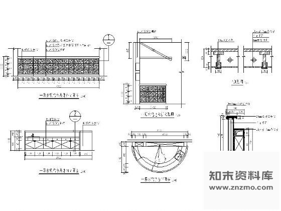 图块/节点售楼部水吧吧台详图 节点