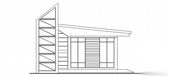 某小区大门门卫建筑方案