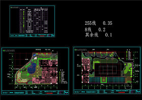 绿化配置CAD景观图纸