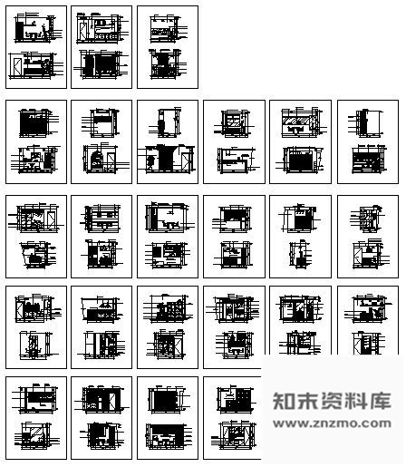 图块/节点餐厅图集