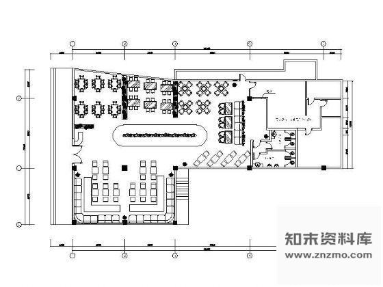 图块/节点某餐厅平面图