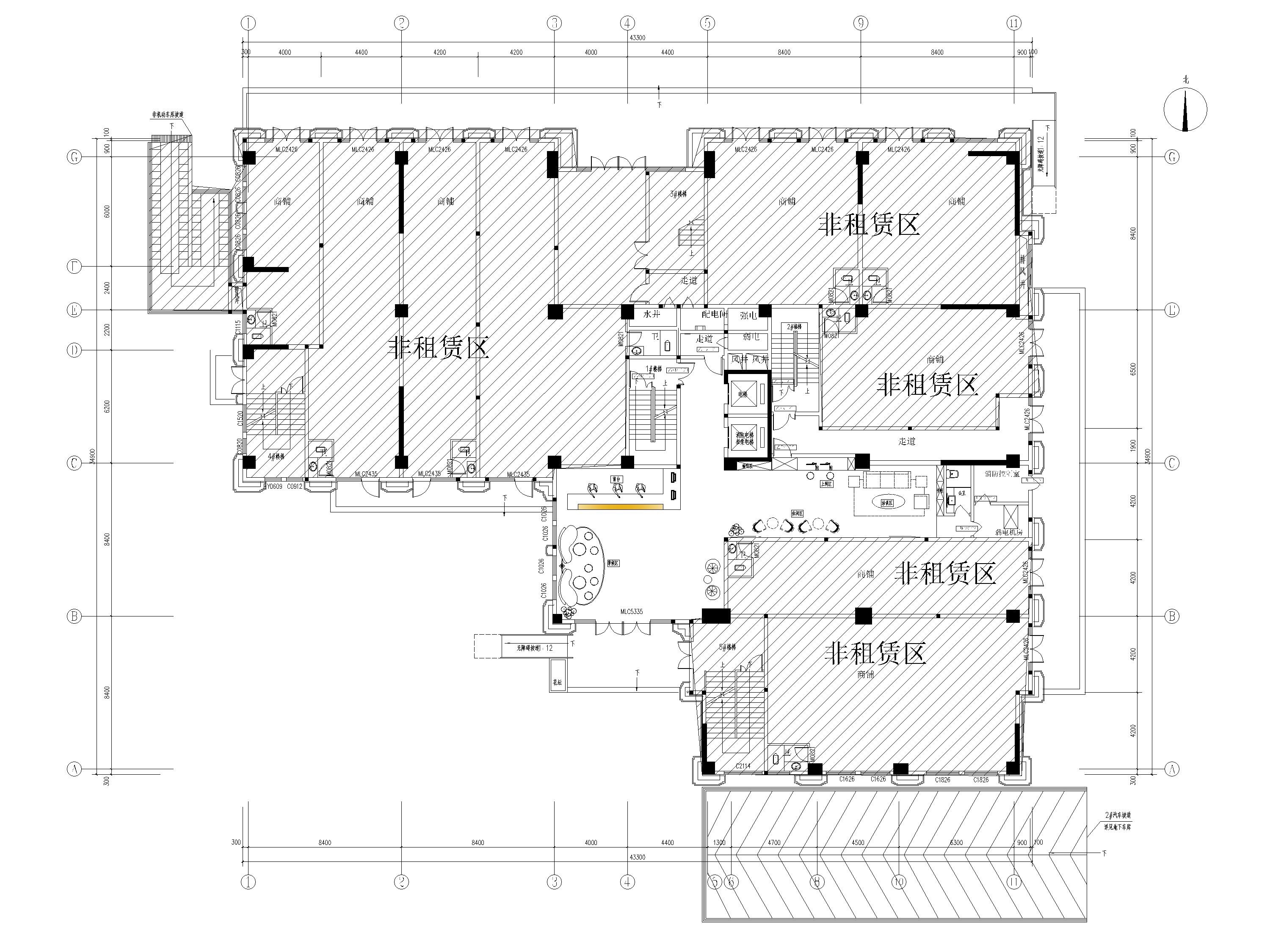 [河南]8690㎡星程商务​酒店室内全套施工图