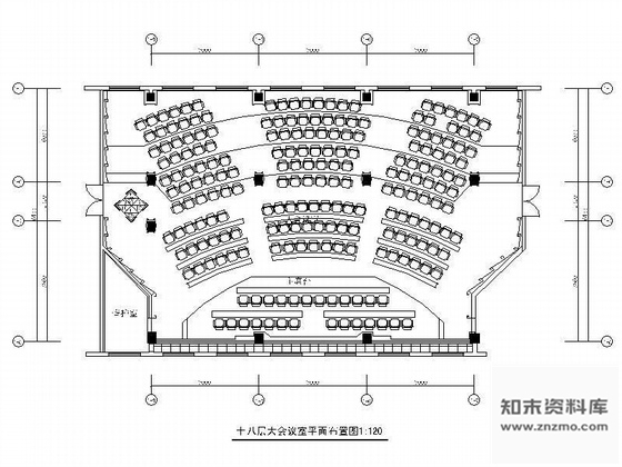 施工图某办公楼大会议室施工图