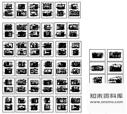 图块/节点卧室立面图集