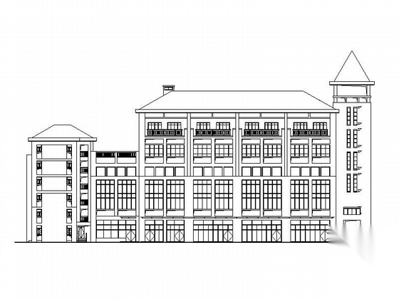 [深圳市南山区]某学校迁建教学楼建筑结构水电施工图（带...