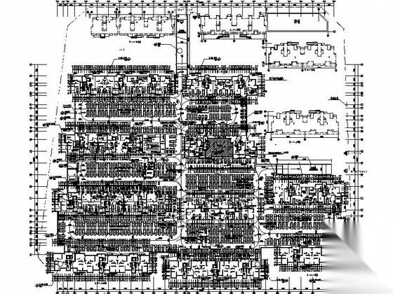 某经济适用房小区地下车库建筑方案图