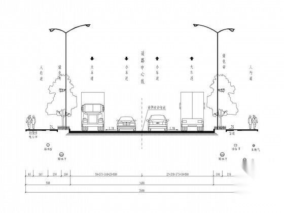 [重庆]1.2公里道路排水施工全套图纸 市政给排水