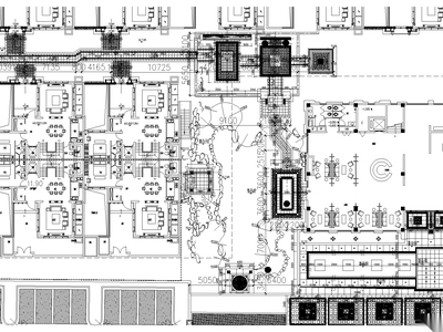 [广东]深圳中式泰禾院子植物配置CAD施工图