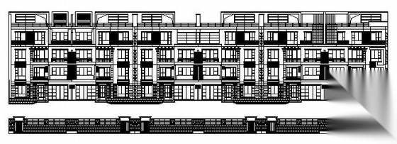 某多层情景洋房建筑施工图（10#11#12#楼）