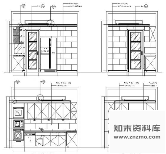 图块/节点样板间厨房立面图