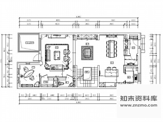 施工图北京顺义区高档低密别墅区现代三层别墅装修施工图