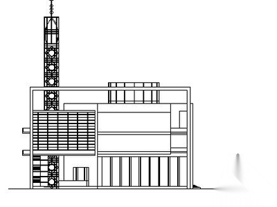 上海某教会清真寺建筑方案图