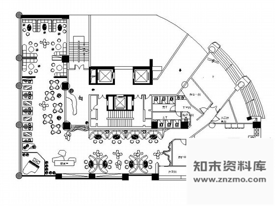 施工图湖北音乐主题餐厅装修图