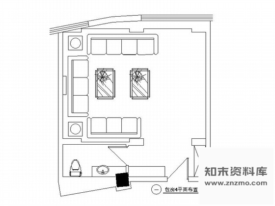 施工图某欧式娱乐会所包房4装修图