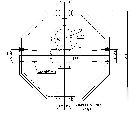 八角形电缆井施工图