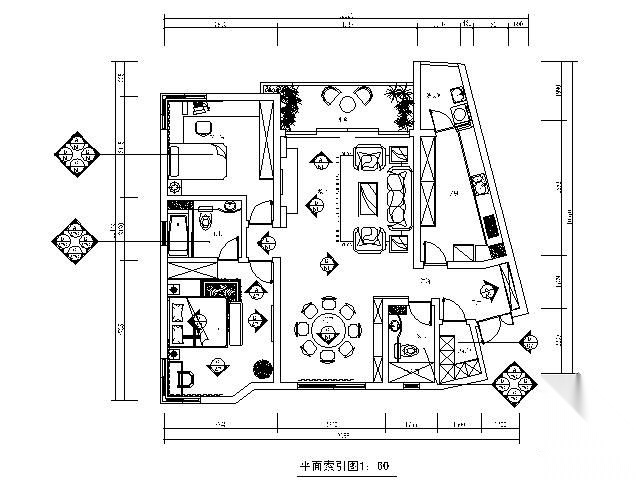 [毕业设计]120㎡现代简约欧式家装设计