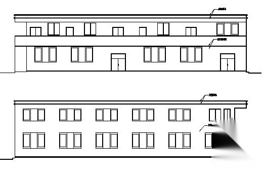 南平市某纺织厂两层职工食堂建筑结构施工图