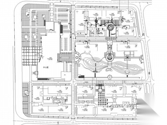 [北方]市政室外给排水管道竣工图 市政给排水