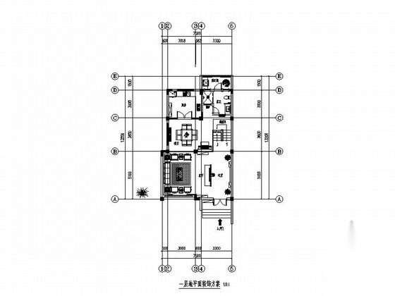 [苏州]现代中式四层别墅装饰施工图（含效果）