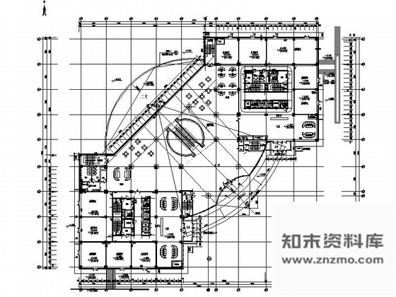 施工图鄂尔多斯商业地产广场高档商场步行街装修施工图含效果