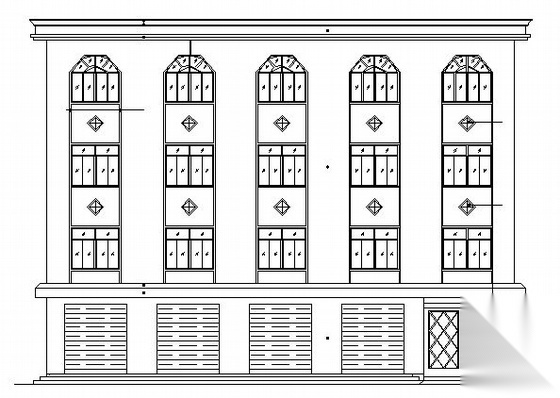 某四层商办楼建筑施工图