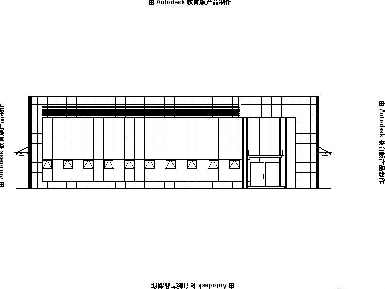 [宁夏]两层钢结构4S汽车店建筑施工图（含三个方案）