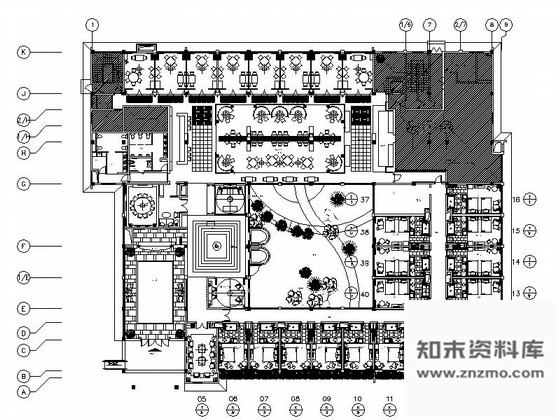 施工图安徽滨江港口城市顶级五星级园林式酒店室内装修施工图