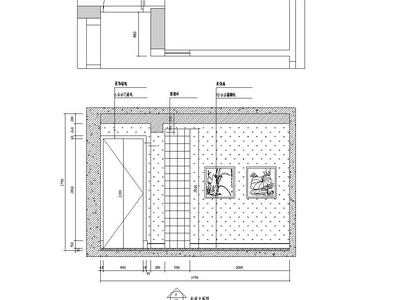 现代中式风格150㎡跃层公寓住宅装修施工图