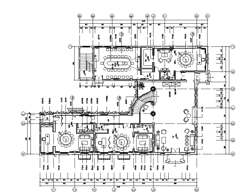 云间柏庐会所空间设计施工图（附效果图）