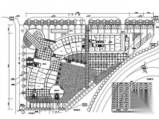 [深圳]某三层综合商业建筑CAD方案图