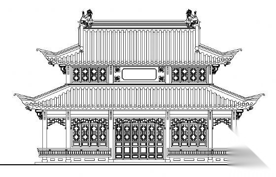 三江阁建筑方案图