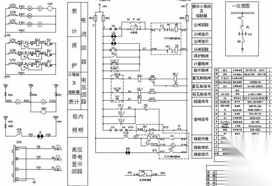 某1000KVA箱式变电站电气设计图