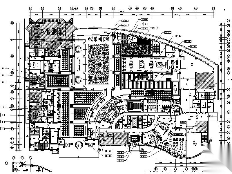 [合肥]包河区新升级5星大饭店室内设计施工图（含材料...