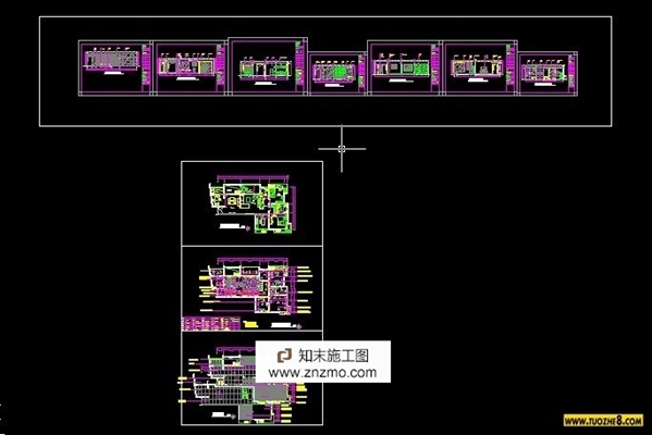 现代风格施工图绘制