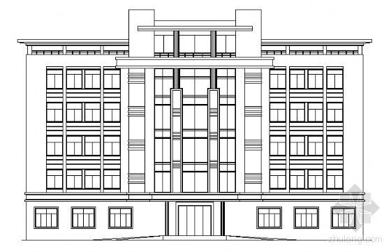 杭州市萧山某五层办公楼建筑施工图