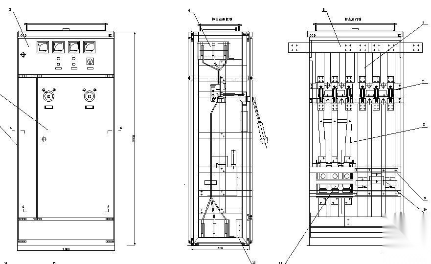 GGD配电柜大样图