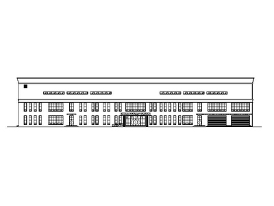 [江西]多层石漆外墙网球及羽毛球馆建筑施工图（含水暖电...