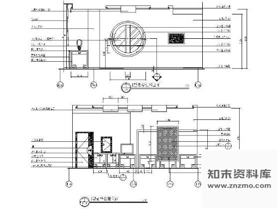 图块/节点豪华包厢立面装饰图