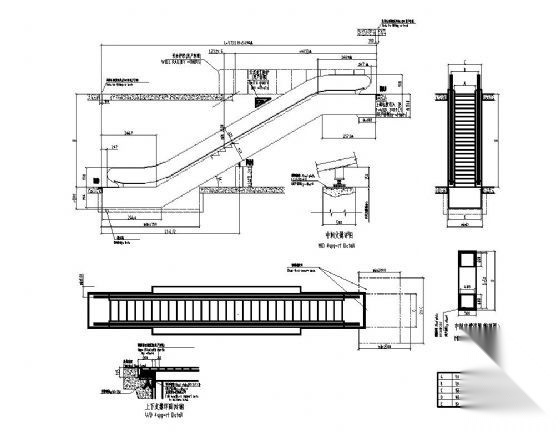 自动扶梯详图大样Ⅰ