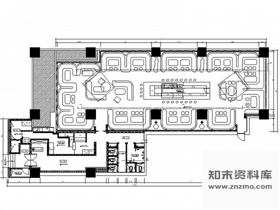 施工图现代酷感十足酒吧室内装饰工程施工图含效果图