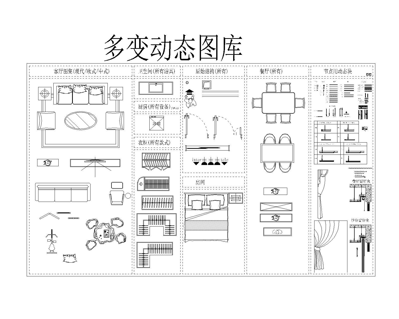 家装多变动态块