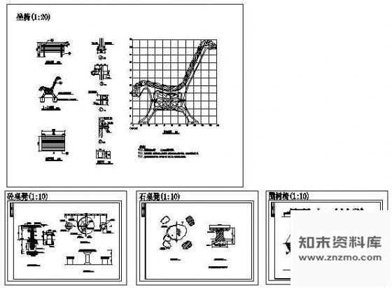 图块/节点凳与椅施工图