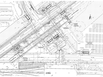 北京地铁站站口装修设计施工图SU模型